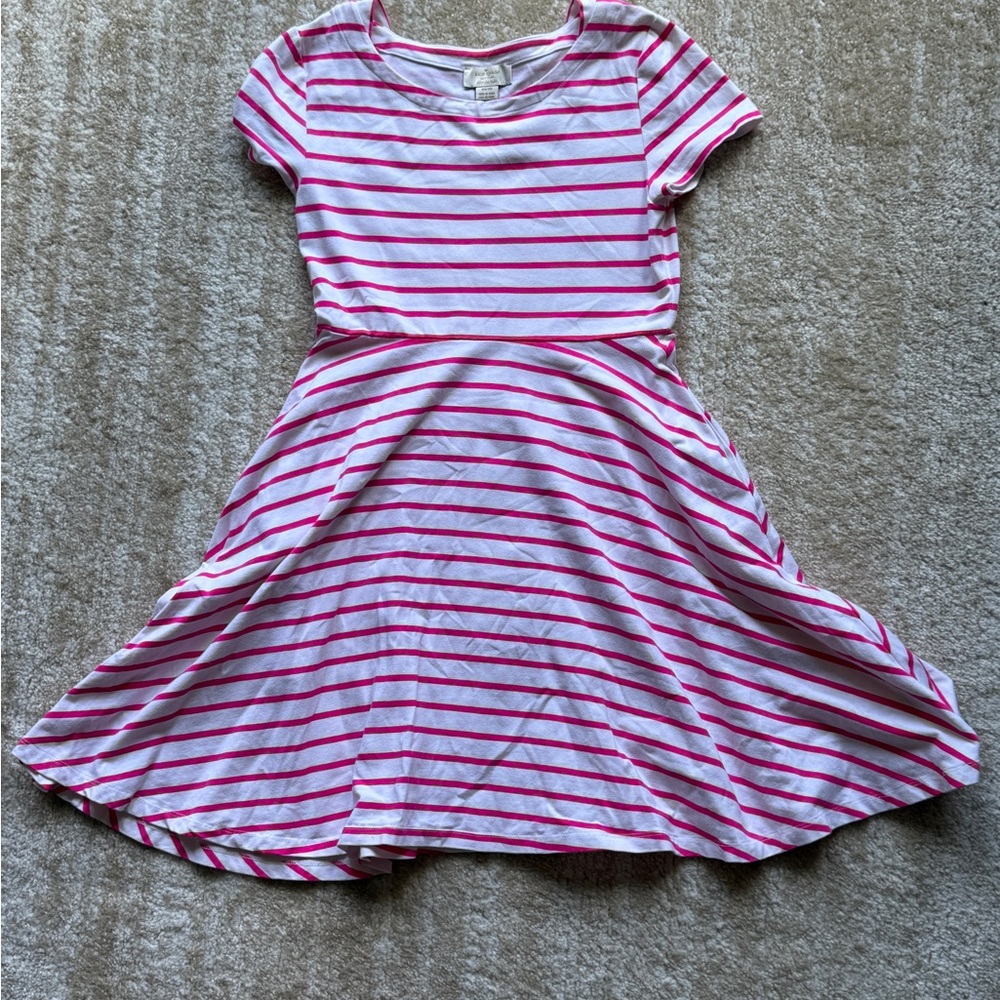 Kate Spade Pink and White Striped Kids Dress